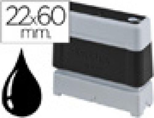 Carimbo automatico brother 22 mm x 60 mm preto , Brother , 28577 , 4977766673303